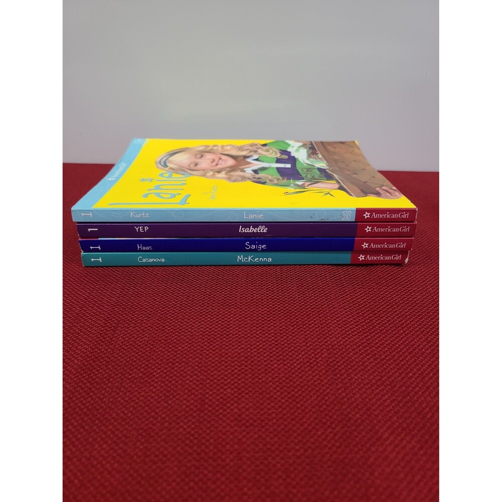 American Girl Book Lot of 4 Lanie, Isabelle, Saige, and McKenna